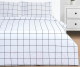 Комплект постельного белья Этель Клетка / 9355718 (белый) - 