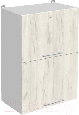 Шкаф навесной для кухни Артём-Мебель 500мм СН-114.82 (ДСП дуб крафт белый)