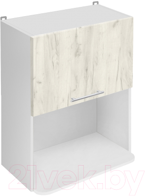 Шкаф навесной для кухни Артём-Мебель 600мм СН-114.158 (ДСП дуб крафт белый)