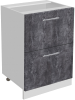 Шкаф-стол кухонный Артём-Мебель 600мм СН-114.16-Ш (ДСП бетон спаркс) - 