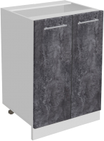Шкаф-стол кухонный Артём-Мебель 600мм СН-114.04 (ДСП бетон спаркс) - 