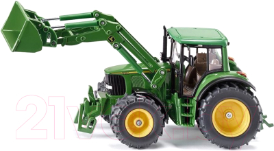 Трактор игрушечный Siku John Deere с ковшом / 3652