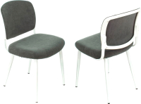 Набор стульев Бюрократ KF-8W / KF-8W/FABRIC/GREY_2 (2шт, серый) - 