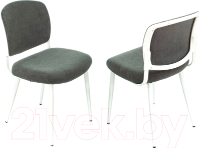 Набор стульев Бюрократ KF-8W / KF-8W/FABRIC/GREY_2 (2шт, серый)
