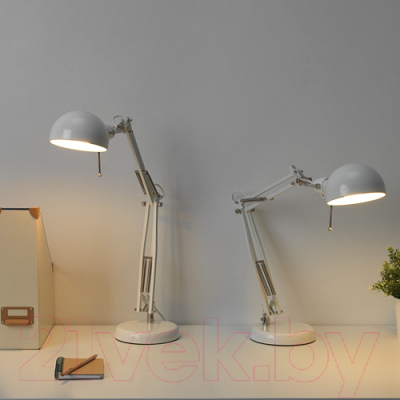 Настольная лампа Ikea Форсо 304.391.17 (белый)