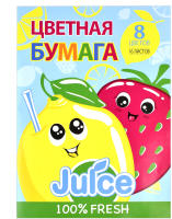 

Набор цветной бумаги Феникс+, Фруктовый сок / 60421
