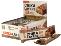 

Набор протеиновых батончиков Chikalab, Chika Layers Соленая карамель и арахис