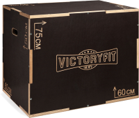 Тумба для кроссфита VictoryFit VF-K18 (темно-коричневый) - 