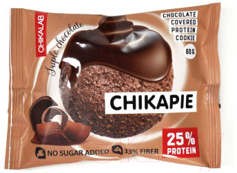 Протеиновое печенье Chikalab Тройной шоколад (9х60г)