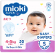 Подгузники детские Mioki S 4-8кг (50шт) - 