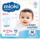 Подгузники детские Mioki M 6-11кг (46шт) - 