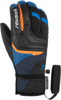 Перчатки лыжные Reusch Strike R-Tex Xt Dress / 6101206-4425 (р-р 9.5, Blue/Orange Popsicle) - 