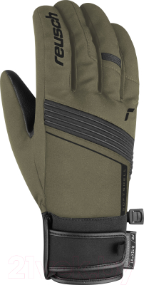 Перчатки лыжные Reusch Luca R-Tex Xt Burnt / 6101251-5710 (р-р 8, Olive/Black)