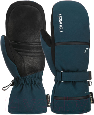 Варежки лыжные Reusch Alessia Gore-Tex / 6231622-4471 (р-р 7.5, Mitten Dress Blue/Black)