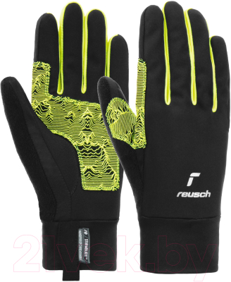 Перчатки лыжные Reusch Arien Stormbloxx Touch-Tec / 6206103-7752 (р-р 7, Black/Safety Yellow)