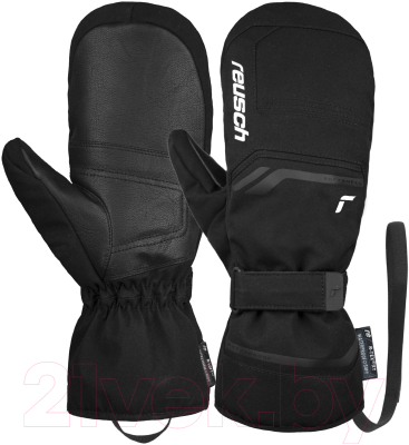 Варежки лыжные Reusch Primus R-Tex Xt / 6201524-7701 (р-р 7, Mitten black/white)