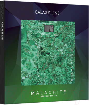 Напольные весы электронные Galaxy GL 4818 (малахит)