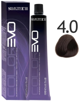 Крем-краска для волос Selective Professional Colorevo 4.0 / 84004 (100мл, каштановый ) - 