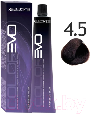 Крем-краска для волос Selective Professional Colorevo 4.5 / 84045 (100мл, каштановый махагоновый)