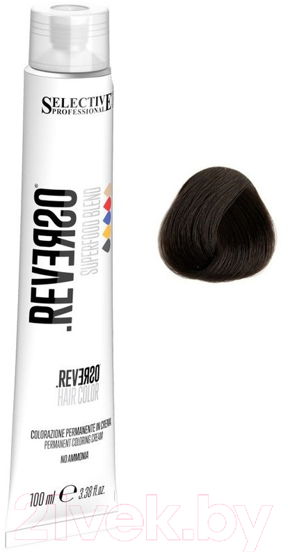 Крем-краска для волос Selective Professional Reverso Superfood тон 2.0 / 89002 (100мл)