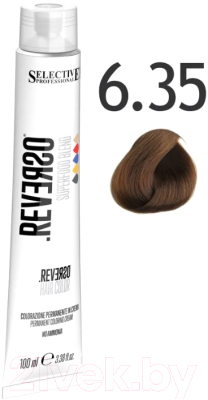 Крем-краска для волос Selective Professional Reverso Superfood 6.35 / 89635 (100мл, темный блондин какао)
