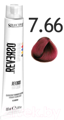 Крем-краска для волос Selective Professional Reverso Superfood 7.66 / 89766 (100мл, блондин красный интенсивный)