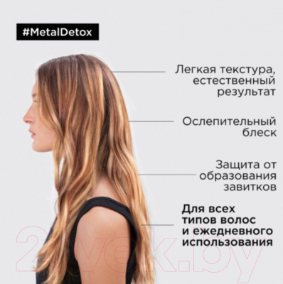 Масло для волос L'Oreal Professionnel SE Metal Detox Anti-Deposit Protector Concentrated Oil New (50мл)