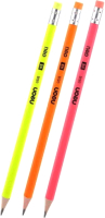 

Набор простых карандашей Deli, Neon / U51600/3set