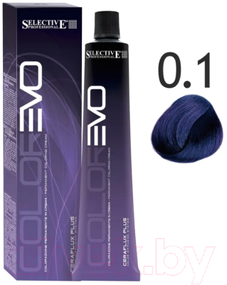 Крем-краска для волос Selective Professional Colorevo 0.1 / 84902 (100мл, синий)