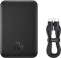 Портативное зарядное устройство Baseus Magnetic Wireless 6000mAh / PPCX020001 (черный) - 