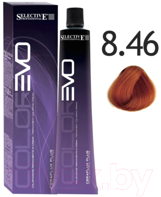 Крем-краска для волос Selective Professional Colorevo 8.46 / 84846 (100мл, светлый блондин медно-красный)