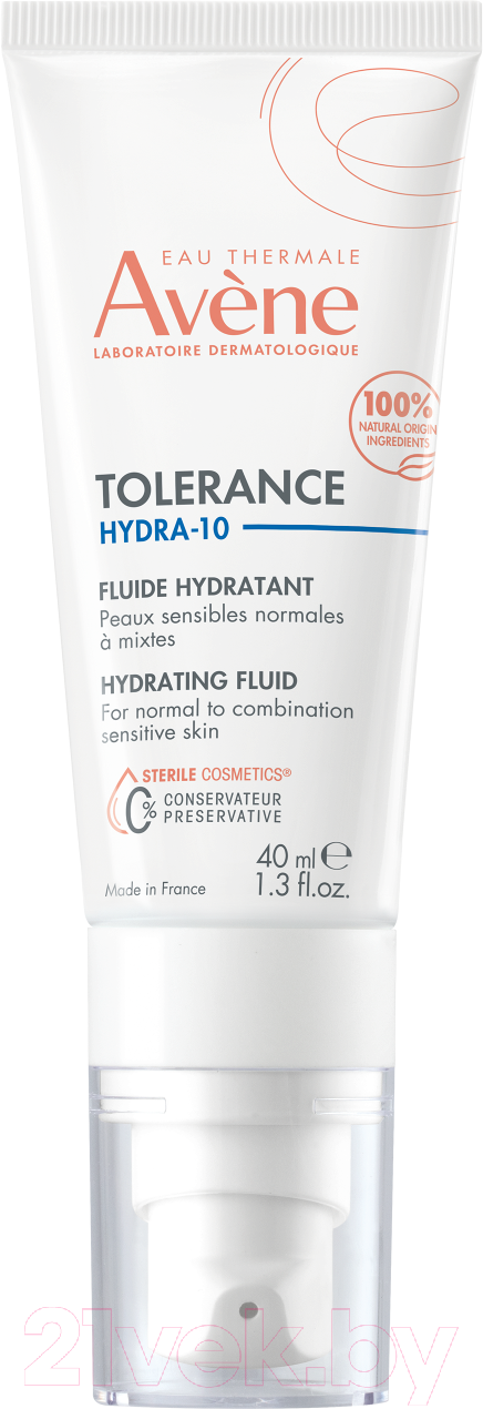 Флюид для лица Avene Tolerance Hydra-10 Увлажняющий