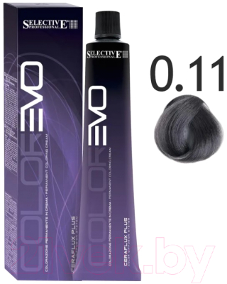 Крем-краска для волос Selective Professional Colorevo 0.11 / 84903 (100мл, пепельный интенсивный)