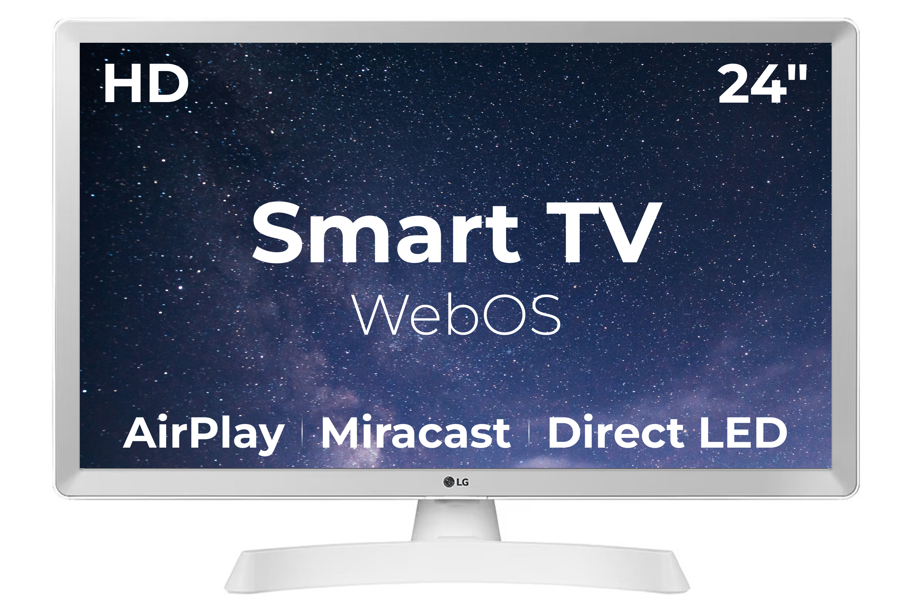 Телевизор LG 24" TQ510S 24TQ510S-WZ (белый)