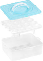 Контейнер Perfecto Linea Для хранения яиц 34-028232 (голубой) - 