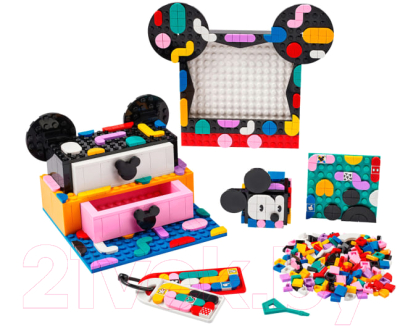 Конструктор Lego Dots Коробка Снова в школу с Микки и Минни Маусами / 41964_1
