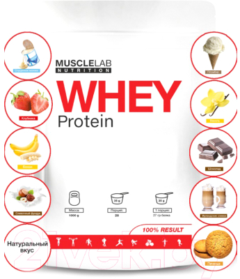 Изображение товара Протеин Musclelab Nutrition Whey Protein (ирландские сливки)