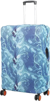 Чехол для чемодана Grott 210-LCS687-L-LCL (голубой) - 