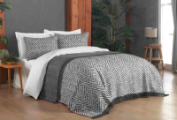 Набор текстиля для спальни Sarev Siva 1.5 / P923 ANTRASİT/V1 - 