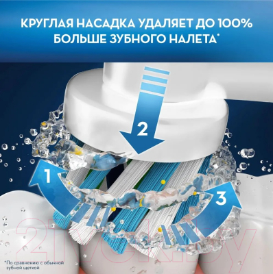 Электрическая зубная щетка Oral-B Vitality 100 CrossAction (белый)