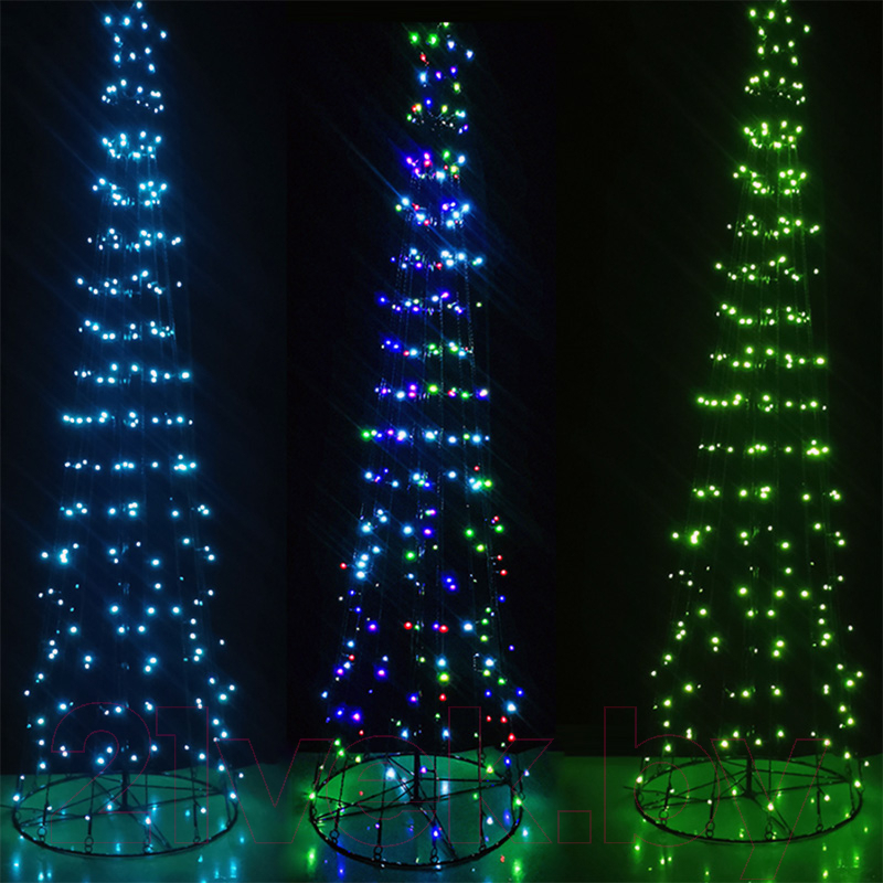 Светодиодная фигура 3D КС Smart Xmas Tree D-500мм 12W RGB 220-240 / 955147