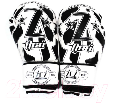 Боксерские перчатки ZEZ Sport Z-THAI-10-OZ