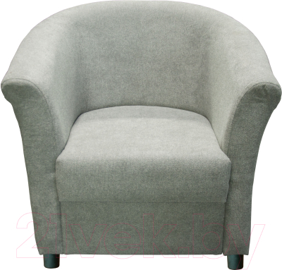 Кресло мягкое Домовой Мажор 1 (Santos Light Grey)