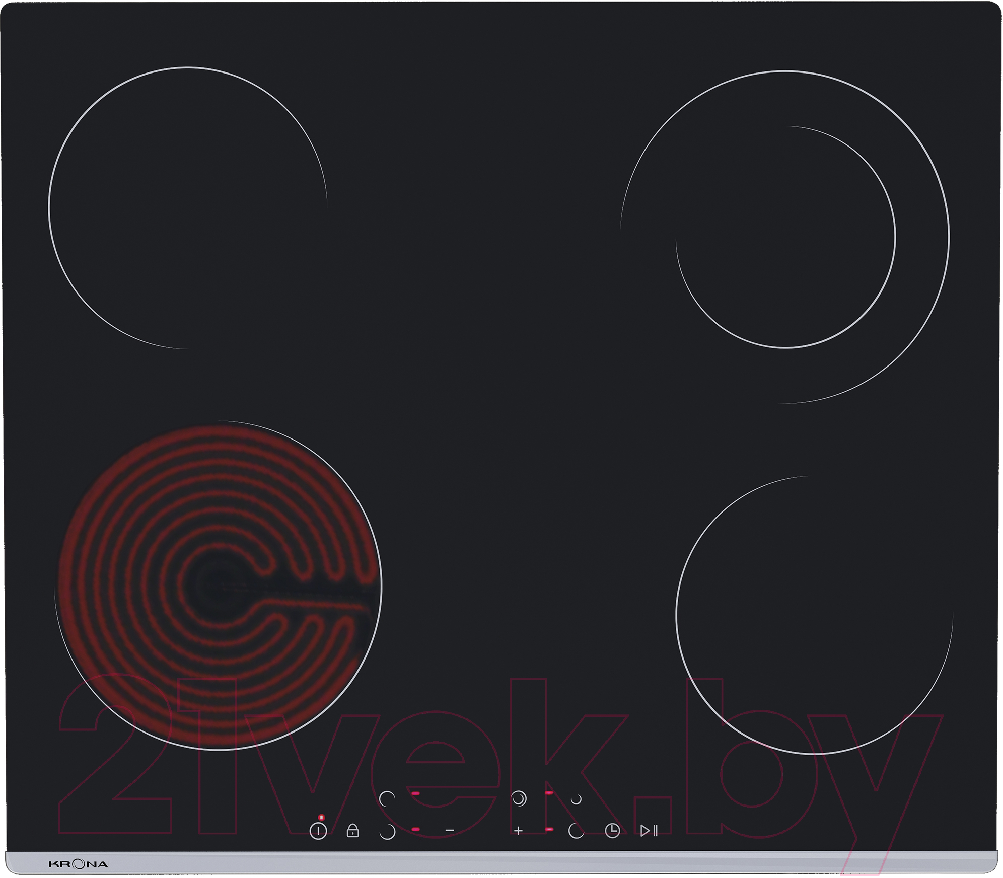 Электрическая варочная панель Krona Luna 60 BL/S K / КА-00005266
