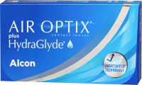 Комплект контактных линз Air Optix Plus HydraGlyde Sph-12.00 R8.6 D14.2 (3шт) - 