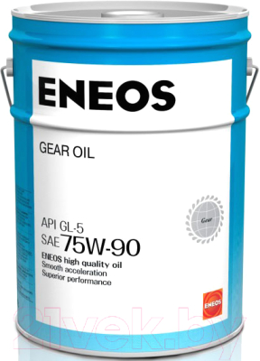 Трансмиссионное масло Eneos Gear Oil 75W90 / EU0080201N (20л)