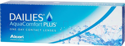 Комплект контактных линз Dailies Aqua Comfort Plus Sph-1.50 R8.7 D14.0 (30шт)