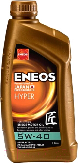 Моторное масло Eneos Hyper 5W40 / EU0031401N (1л)