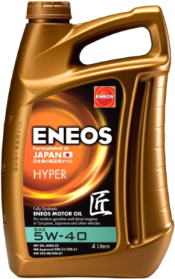 Моторное масло Eneos Hyper 5W40 / EU0031301N (4л)