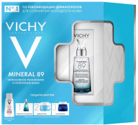 Набор косметики для лица Vichy Mineral 89 Гель-сыворотка+Мицеллярная вода+Сыворотка+Маска - 